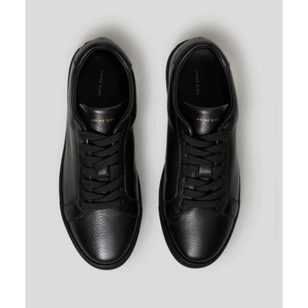 ANINE BING Liane Sneaker Shoes Black Size 39  New $315 msrp